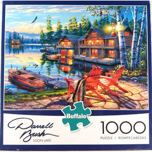 Loon Lake 1000 Piece Jigsaw Puzzle Darrell Bush by Buffalo